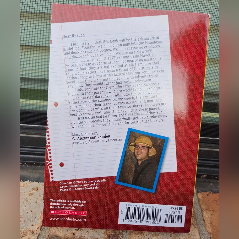 We Are Not Eaten By Yaks Accidental Adventure Series by C. Alexander London Bk 1 - Picture 2 of 7